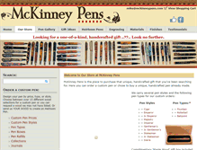 Tablet Screenshot of mckinneypens-store.com